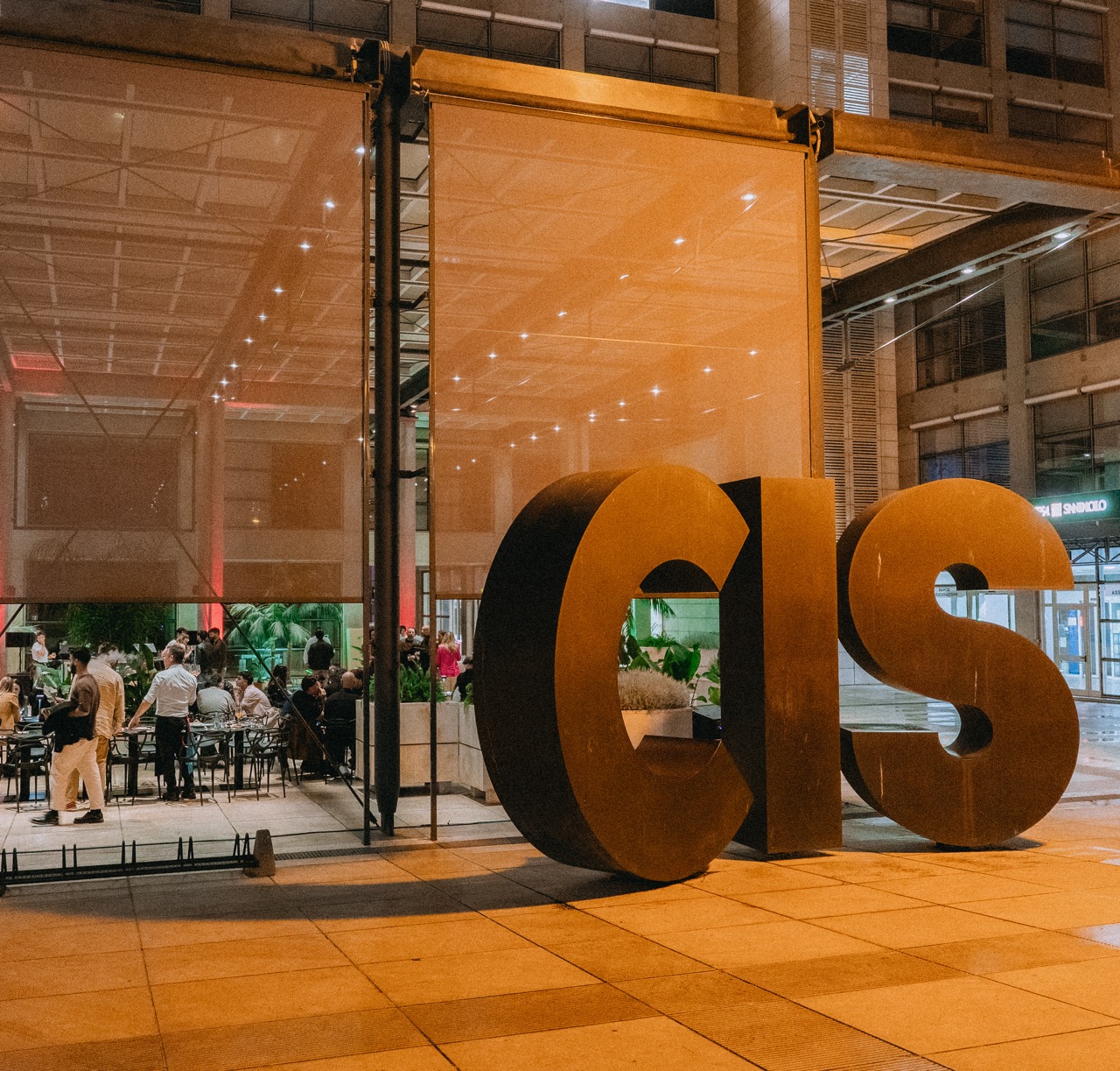 CIS restaurant exterior with distinctive branding
